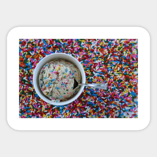 Sprinkles Ice Cream Sticker by NewburyBoutique